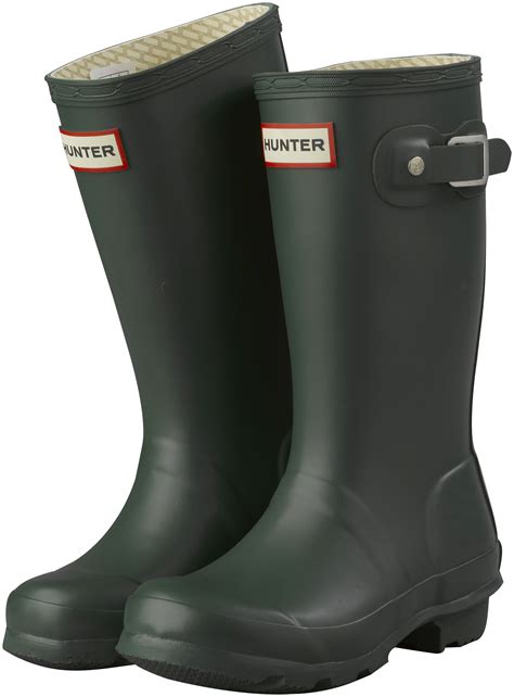 rubber rain boots hunter